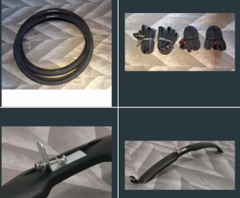 BTWIN Cubiertas 26Camaras 26 y 27.5Guardabarros 26-29 bike d'occasion