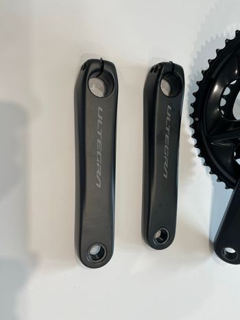 Brugt Shimano Ultegra FC-R8100 Kurbel mit 4iiii Precision 3+ Powermeter linksseitig 2025 bike — billede 5 af 5