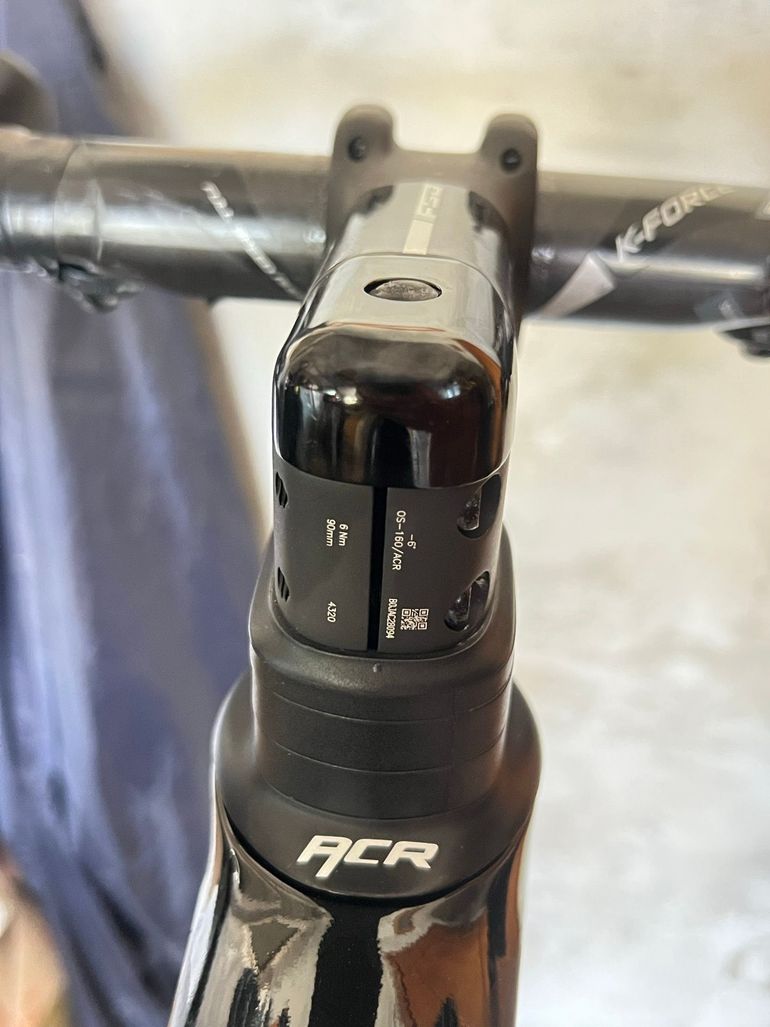 Brugt Fsa NS ACR -6° Attacco Manubrio Corsa bike — billede 2 af 11