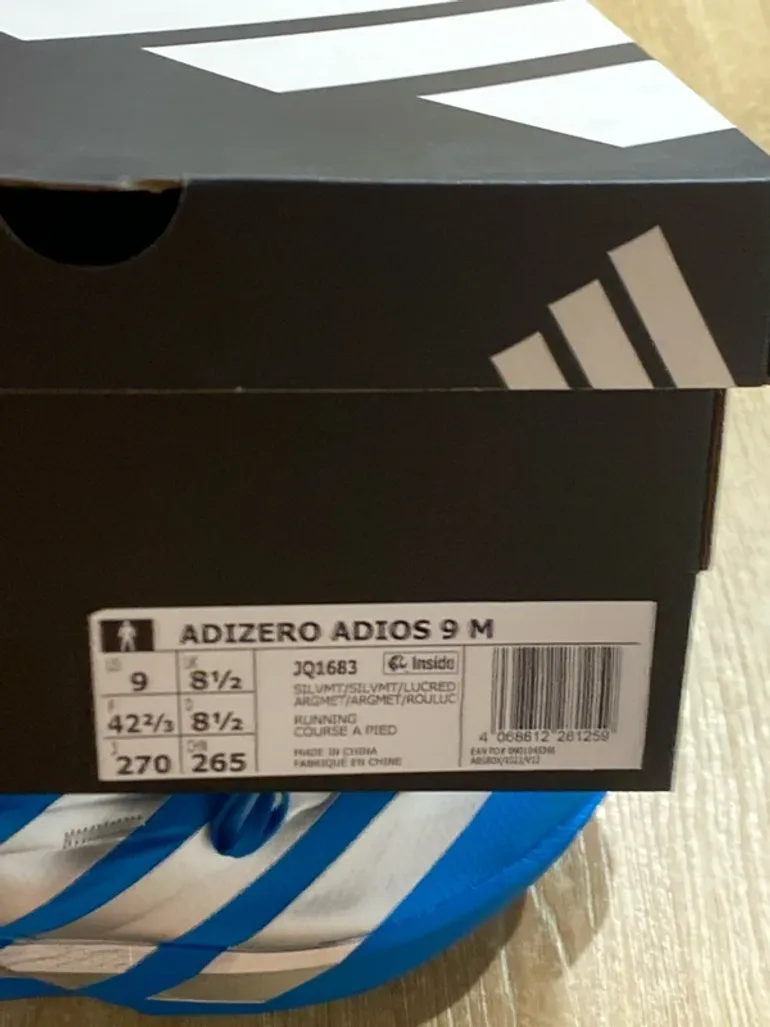 Brugt Adidas Adizero Adios 9 bike — billede 8 af 9