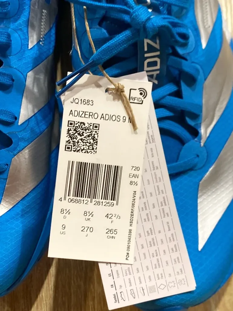 Brugt Adidas Adizero Adios 9 bike — billede 6 af 9