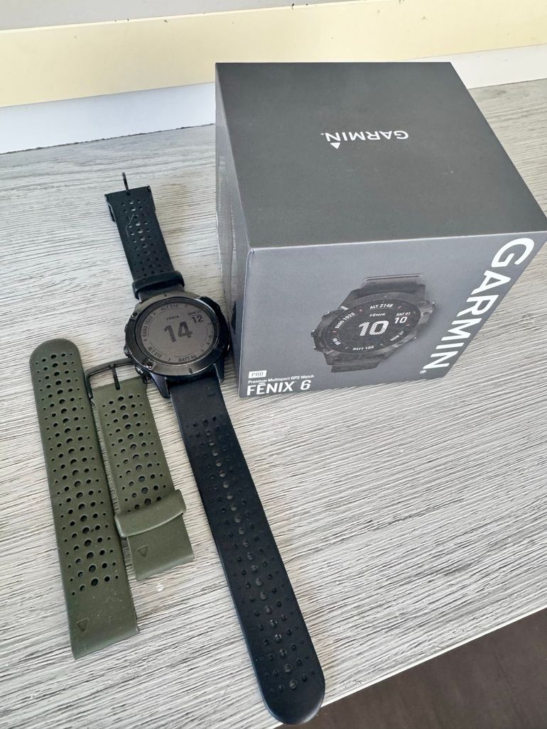 Použité Garmin Fenix 6 Pro GPS Watch 2021 bike — obrázek 1 z 5
