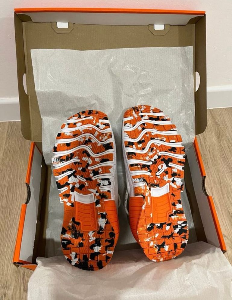 Käytetty Nike Free Metcon 6 White/Safety Orange 2026 bike — kuva 6 / 8