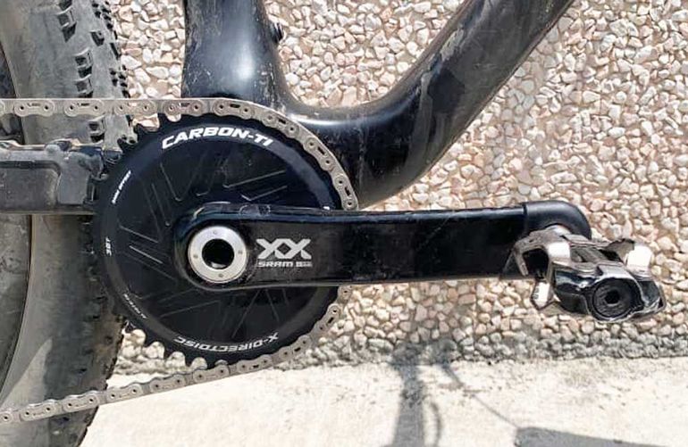 Used Carbon-Ti Corona X-DIRECTDISC 8 Fori Offset 3 mm. - 34t bike — image 2 of 2