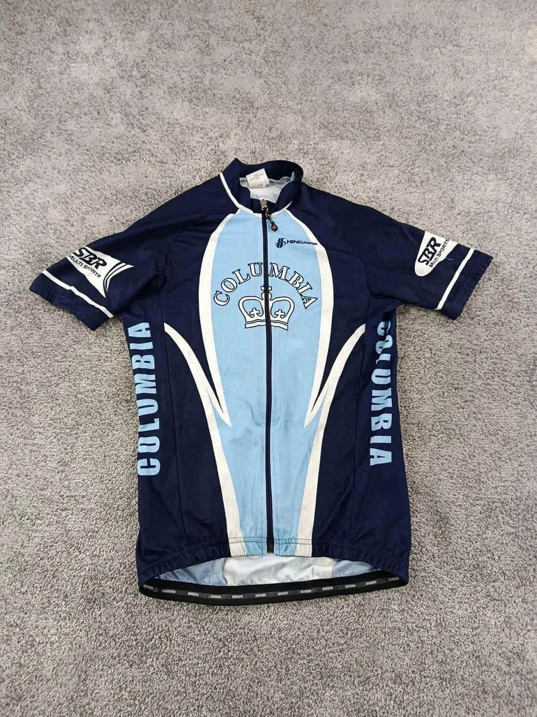 Gebrauchtes Hincapie maillot velo homme taille m -69 6952 cyclisme route respirant columbia bike — Bild 1 von 10