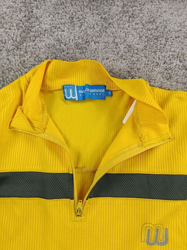 Gebrauchtes Match Winner maillot velo homme taille s -69 7058 cyclisme route respirant jaune bike — Bild 3 von 8