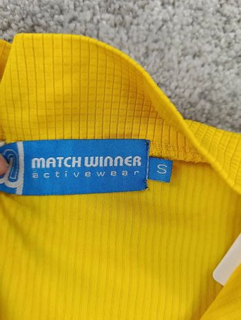Gebrauchtes Match Winner maillot velo homme taille s -69 7058 cyclisme route respirant jaune bike — Bild 4 von 8