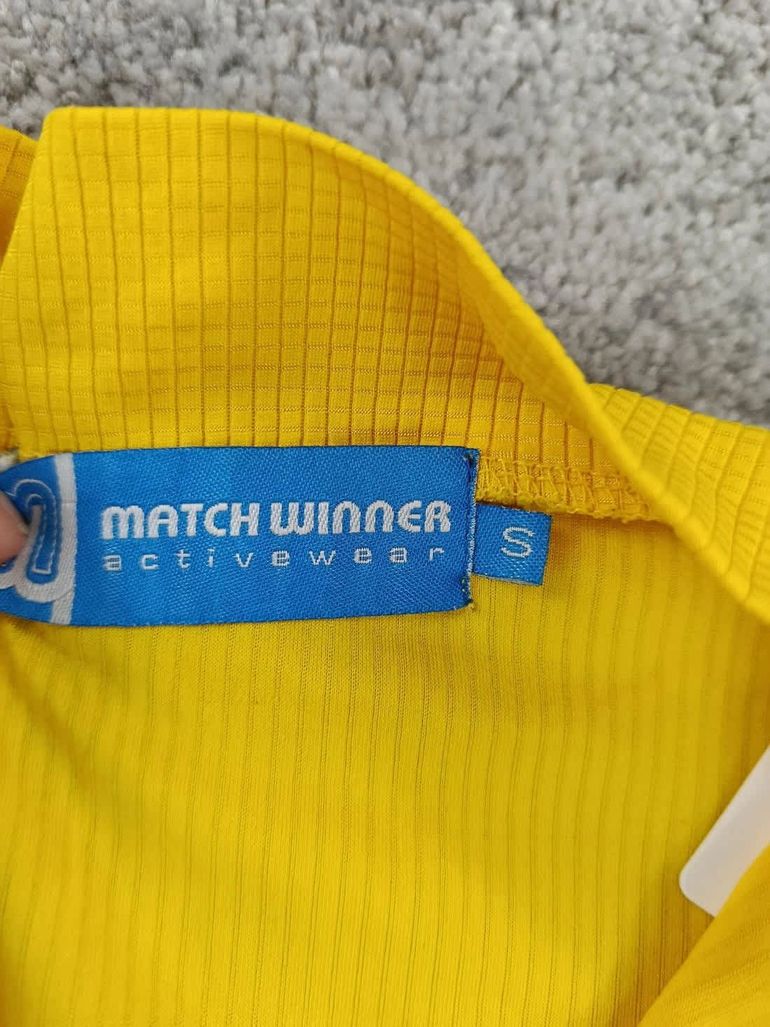 Gebrauchtes Match Winner maillot velo homme taille s -69 7058 cyclisme route respirant jaune bike — Bild 4 von 8