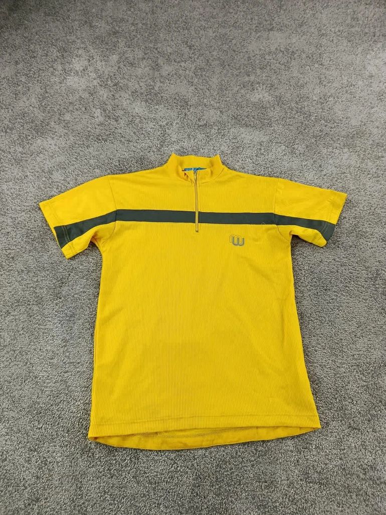 Gebrauchtes Match Winner maillot velo homme taille s -69 7058 cyclisme route respirant jaune bike — Bild 1 von 8