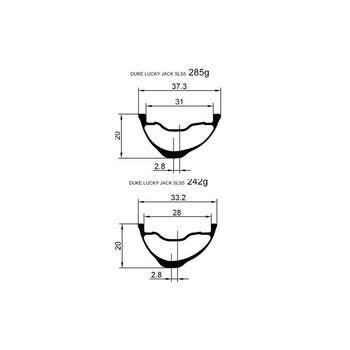 Brugt Duke Lucky Jack SLS5 Wheelset 2026 bike — billede 8 af 8