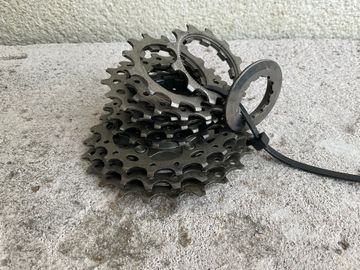 Gebrauchtes Shimano DURA ACE Cassette Drivetrain & Pedals
