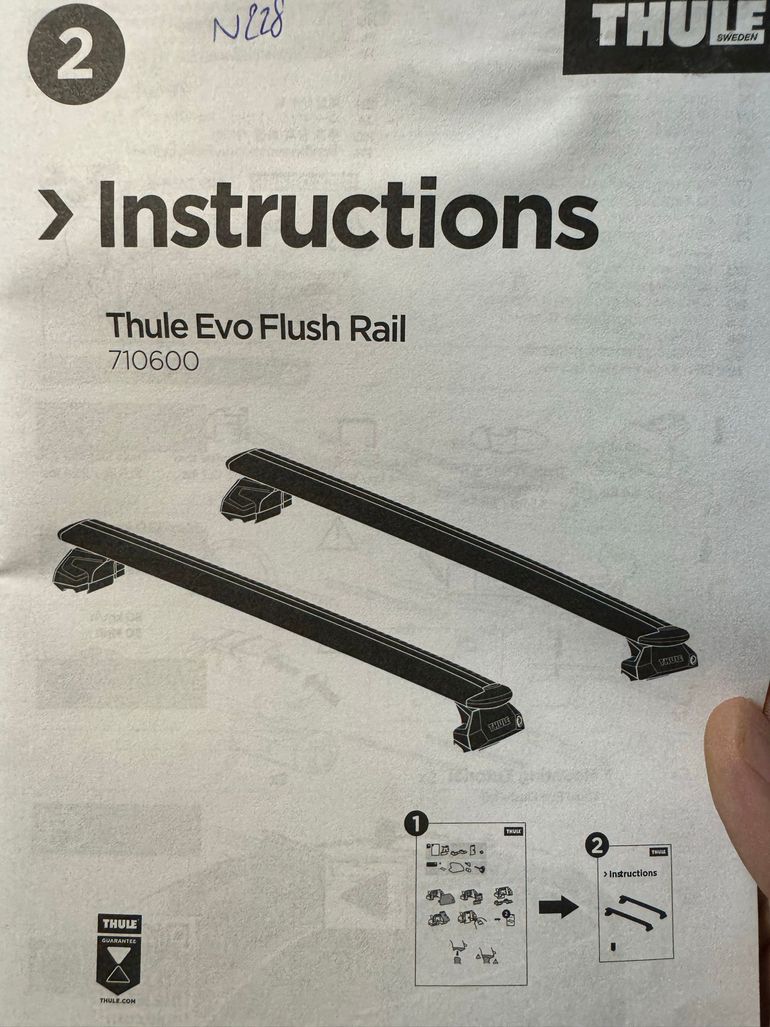 Brugt Thule Evo Flush Rail Foot Pack bike — billede 1 af 7