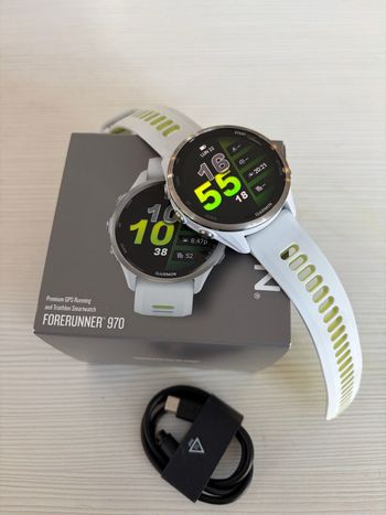 Used Garmin Forerunner 970 GPS Watch 2026 bike