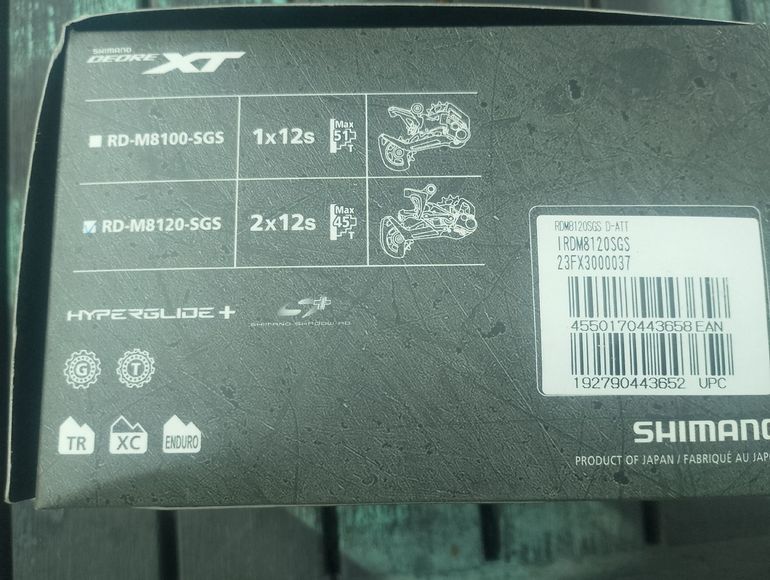 Käytetty Shimano XT RD-M8120-SGS bike — kuva 1 / 2