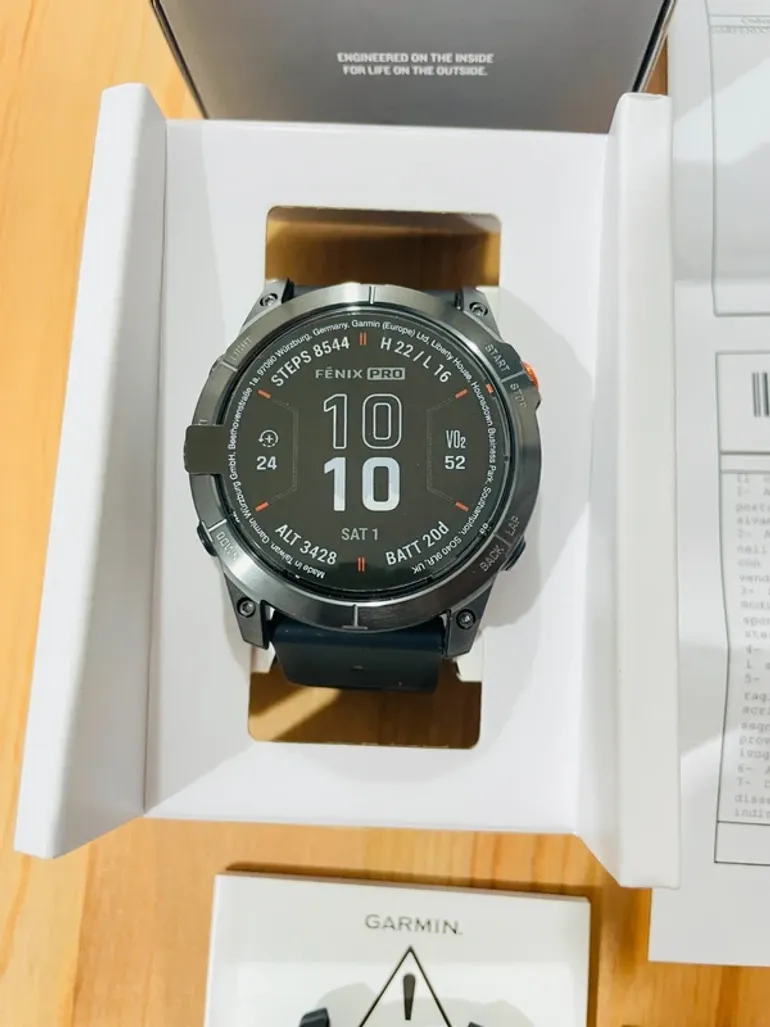 Used Garmin Fenix 7X Pro Solar bike — image 3 of 6