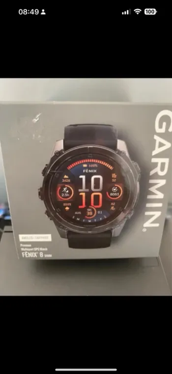 Used Garmin Fenix 8 Sapphire 51mm bike