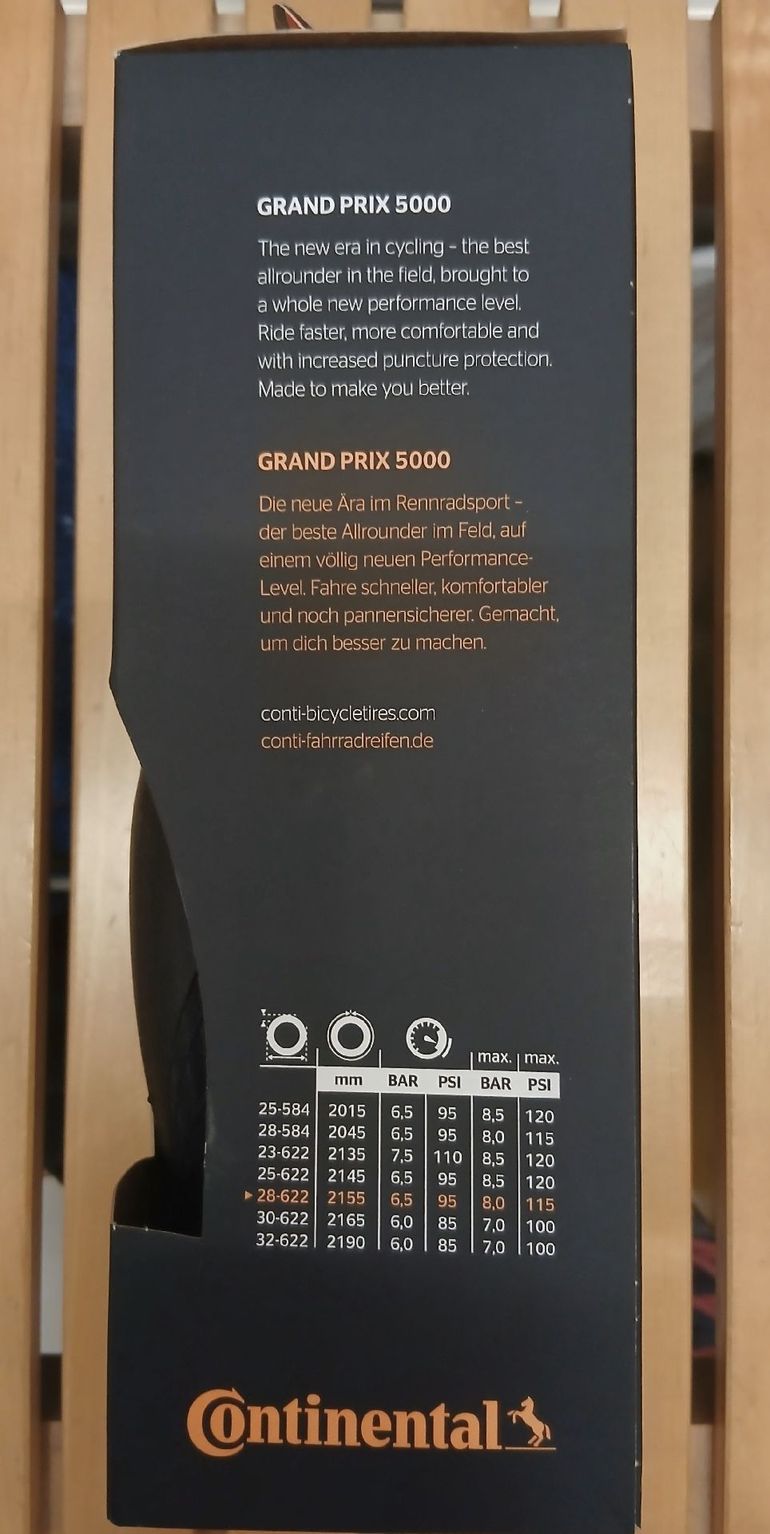 Used Continental Grand Prix 5000 2025 bike — image 4 of 4