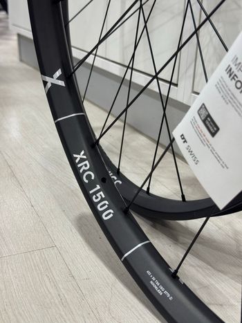 Used Dt Swiss XRC 1500 Spline 29 x 30 mm CL BOOST Wheelset 2026 bike — image 4 of 5