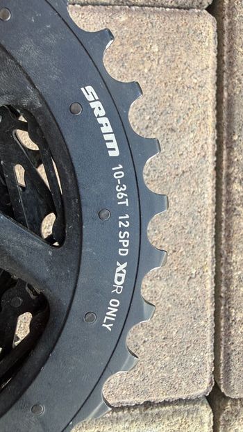 Sram Force XG-1270 12-speed Cassette 10-36 2024 bike d'occasion — image 3 sur 4