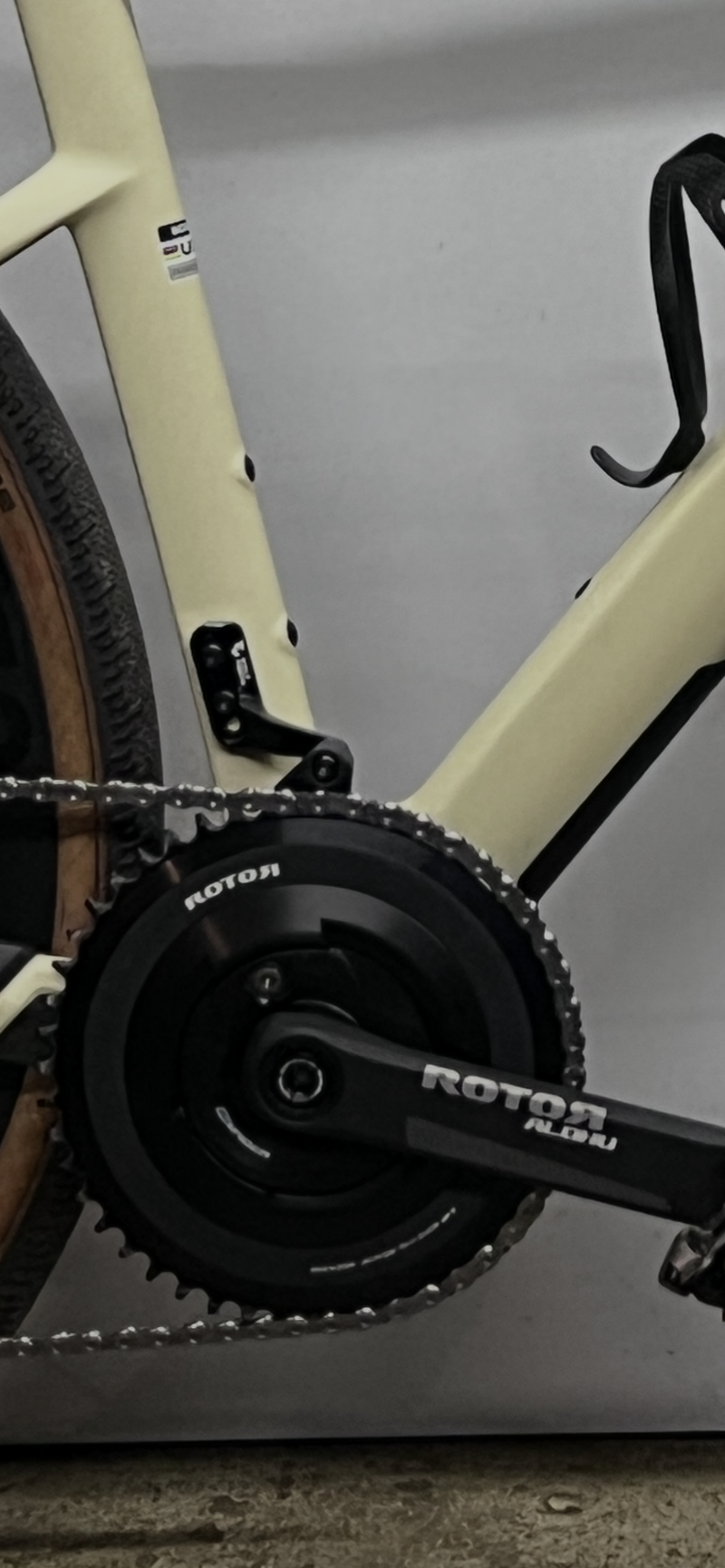 Used Rotor INspider with Aldhu 170mm Crank Gravel 2026 Drivetrain & Pedals