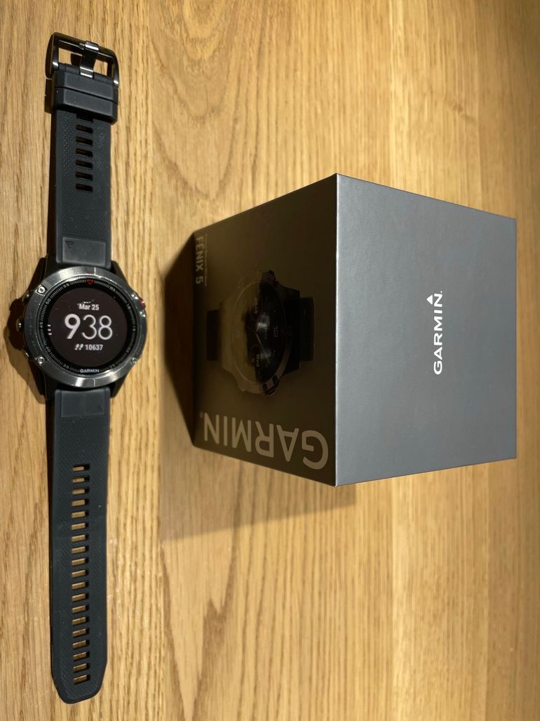 Used Garmin Fenix 5 GPS Watch bike — image 2 of 6