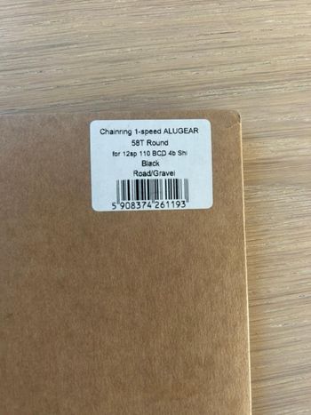 Gebrauchtes Alugear Chainring 58 bike — Bild 2 von 3