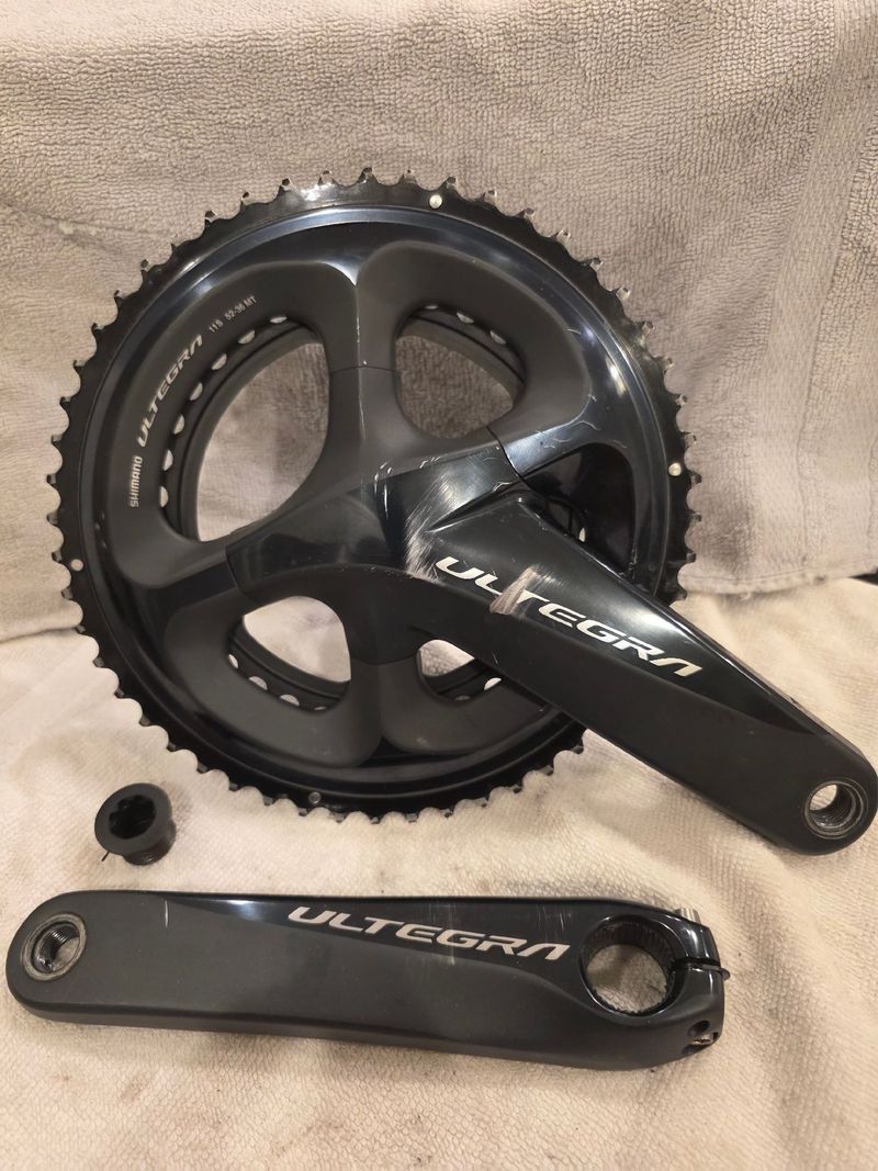 Used Shimano Ultegra RD R8000 Drivetrain & Pedals