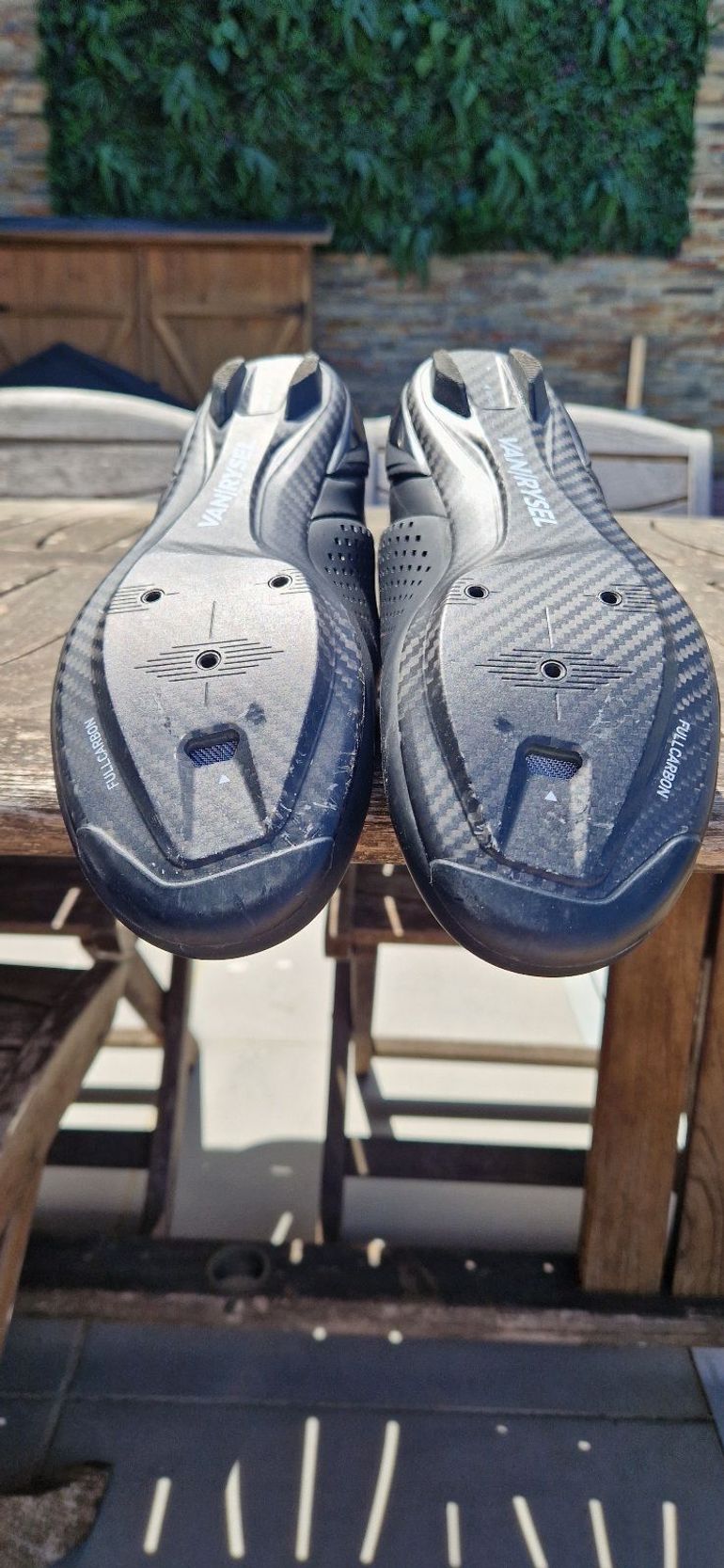 Brugt Van Rysel Full Carbon Cycling Shoes Size 42 bike — billede 5 af 5