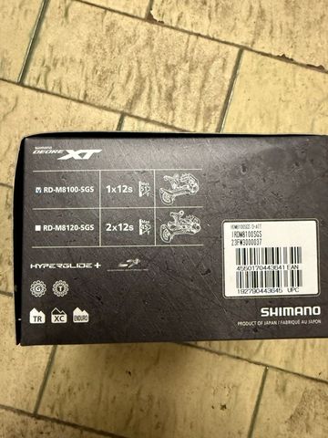 Używany Shimano XT RD-M8100 SGS Drivetrain & Pedals