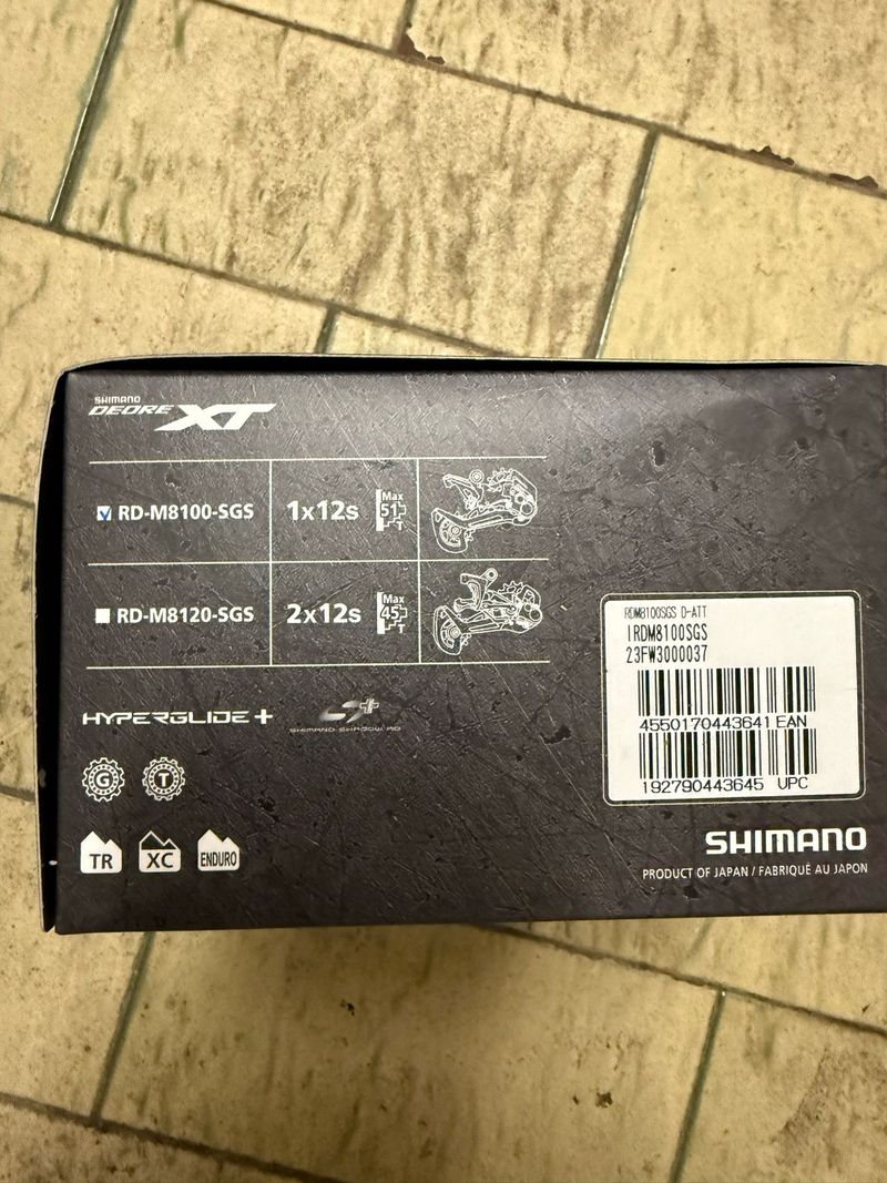 Gebrauchtes Shimano XT RD-M8100 SGS Drivetrain & Pedals