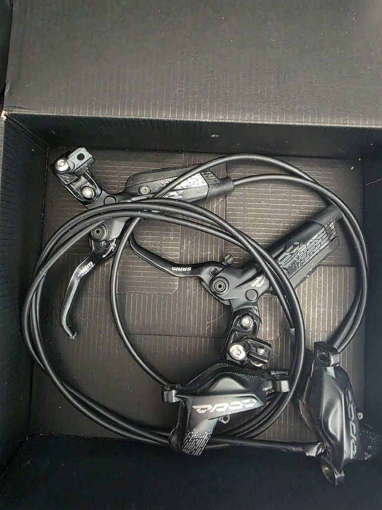 Used Sram Code R 4-piston Disc Brakes Front and Rear bike — image 1 of 2
