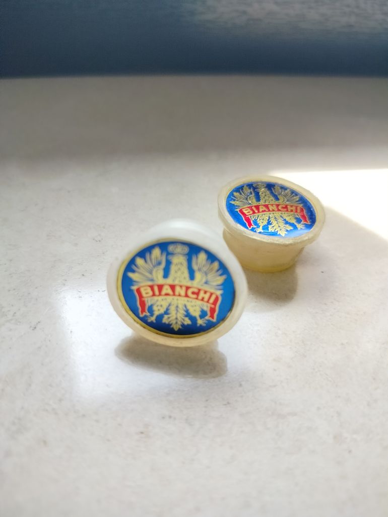 Used Bianchi White Handlebar Plugs for Vintage Bikes bike — image 1 of 3