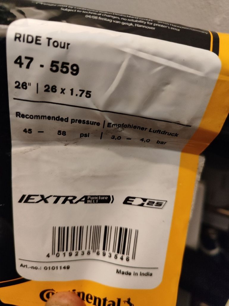 Used Continental Ride Tour 26x1, 75 bike — image 2 of 3