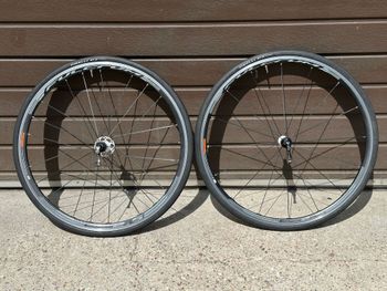 Used Fulcrum WH CPX 2.5 wheelset with tyres bike