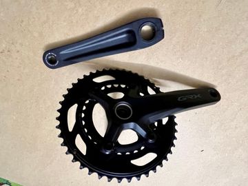 Tweedehands Shimano GRX FC-RX610 Crankset 2x12 2025 Drivetrain & Pedals