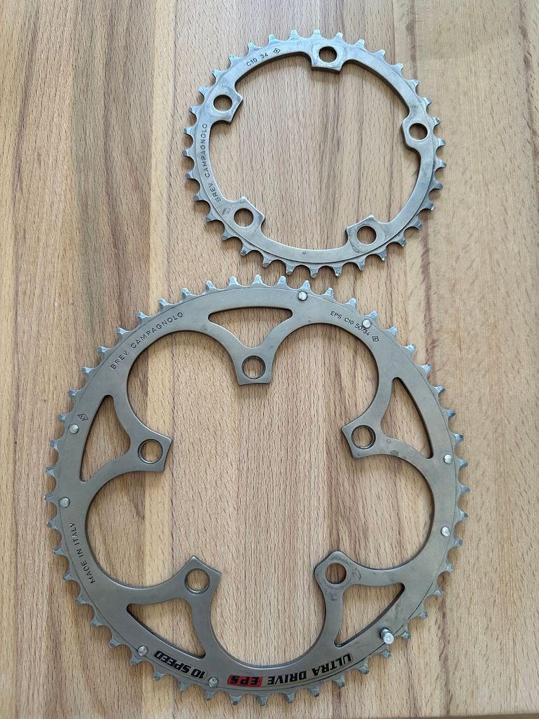 Brugt Campagnolo Kettenblätter 50/34 bike — billede 2 af 4
