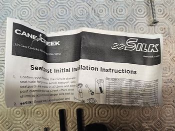 Used Cane Creek eeSilk 2.0 Suspension Seatpost bike — image 5 of 17