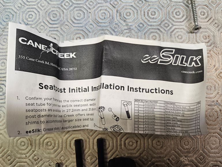 Used Cane Creek eeSilk 2.0 Suspension Seatpost bike — image 5 of 17