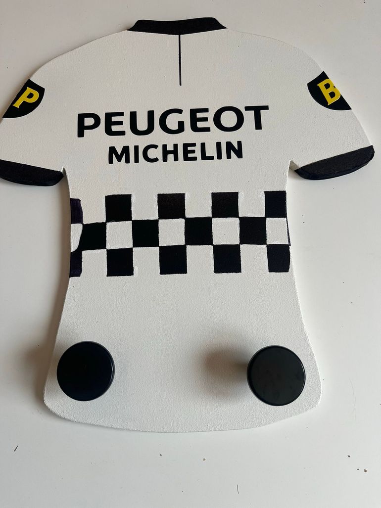 Brugt sans marque Porte-Manteau Maillot Vintage Bernard Thévenet 2026 bike — billede 7 af 7