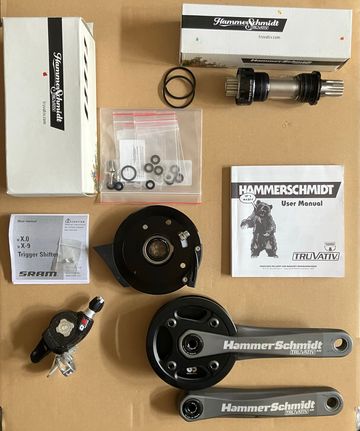 Gebrauchtes Truvativ HammerSchmidt Crank Drivetrain & Pedals