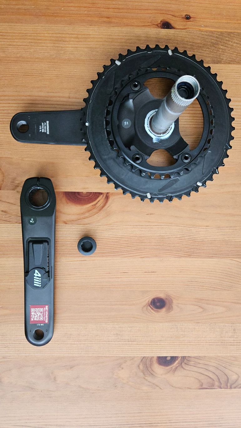 Käytetty Shimano Ultegra FC-R8100 Crankset 175mm 50-34T with 4iiii Precision 3+ Powermeter 2026 bike — kuva 2 / 3