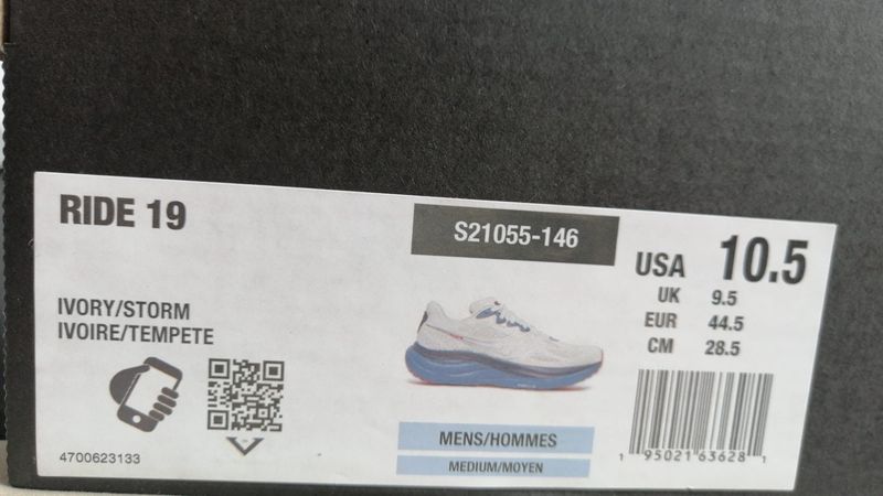 Brugt Saucony ride 19 2026 Running Shoes
