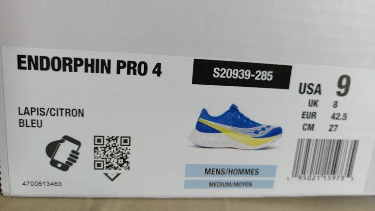 Saucony endorphin pro 4 bike usato — immagine 5 di 5