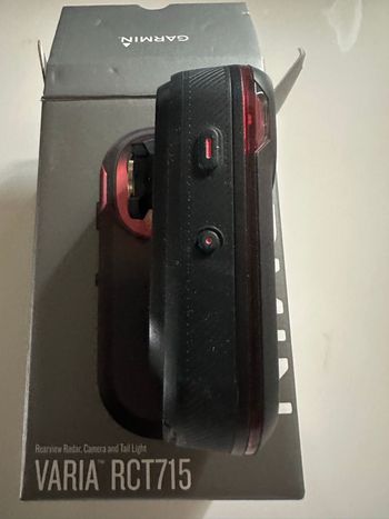 Used Garmin Varia RCT715 Rearview Radar Tail Light with Camera 2023 bike — image 3 of 3