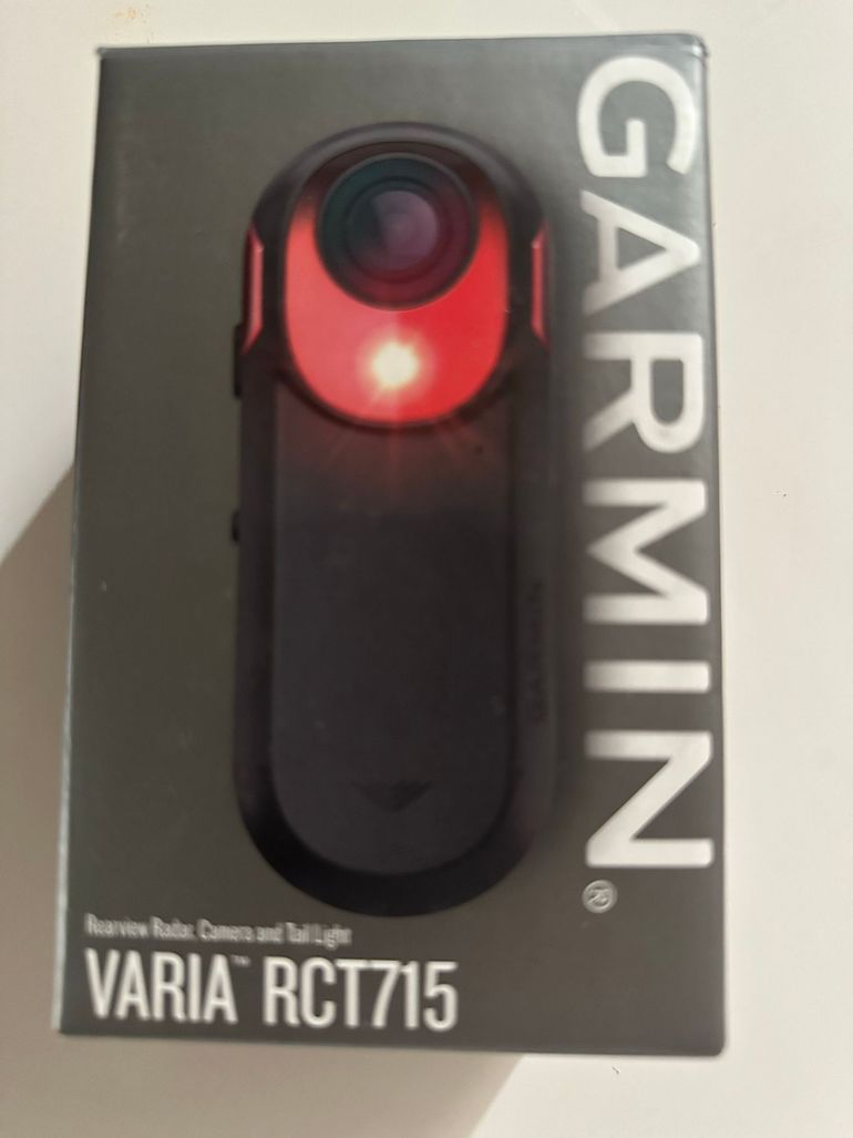 Used Garmin Varia RCT715 Rearview Radar Tail Light with Camera 2023 bike — image 1 of 3