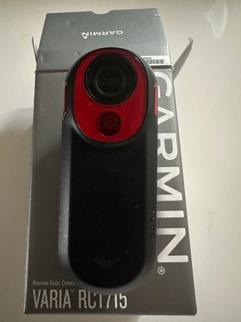 Used Garmin Varia RCT715 Rearview Radar Tail Light with Camera 2023 bike — image 2 of 3