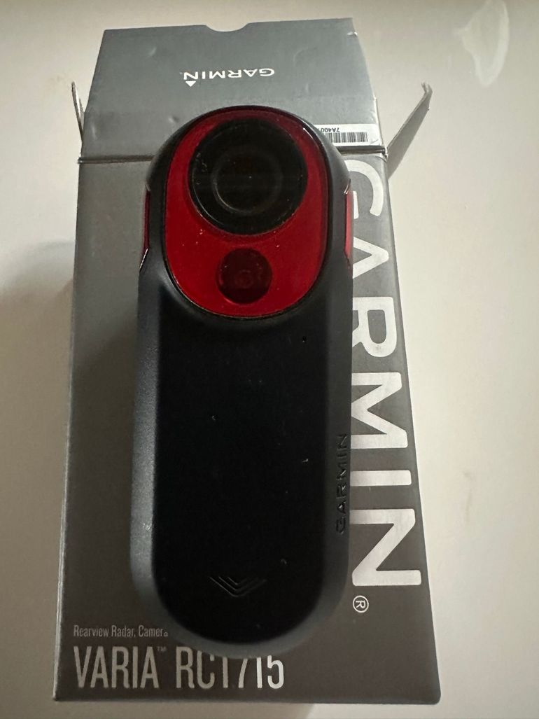 Used Garmin Varia RCT715 Rearview Radar Tail Light with Camera 2023 bike — image 2 of 3