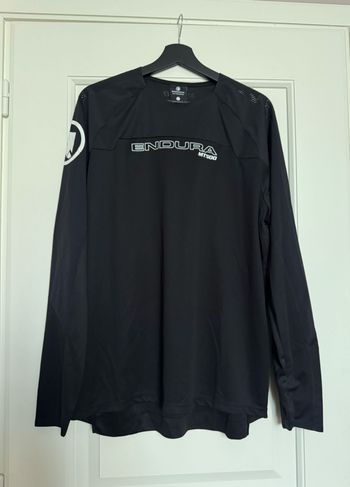 Used Endura MT500 Burner Long Sleeves Jersey Black bike