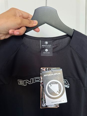 Used Endura MT500 Burner Long Sleeves Jersey Black bike — image 6 of 6