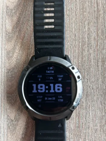 Used Garmin Fenix 6X Sapphire bike — image 2 of 8